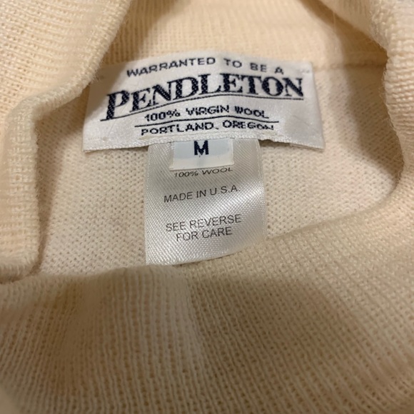 Pendleton Cream Sweater - Picture 5 of 7